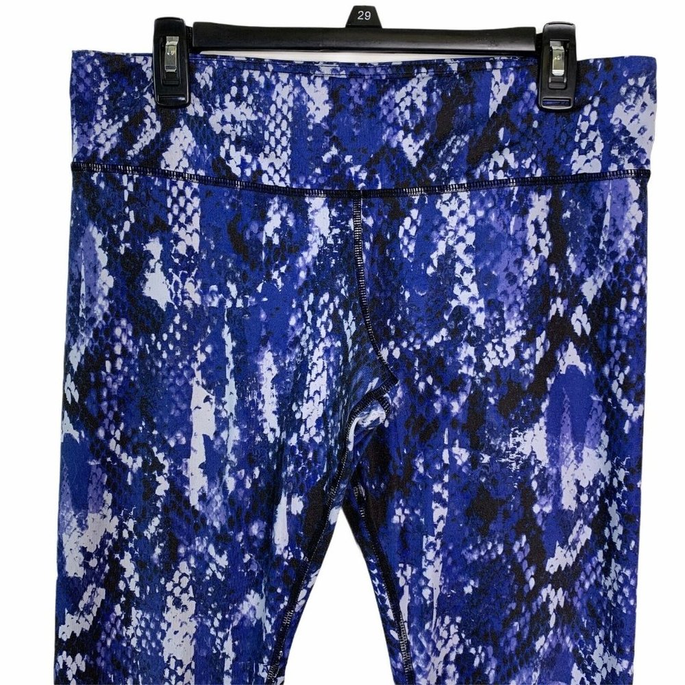 Alo Yoga Blue Python Print Full Length Leggings - image 3